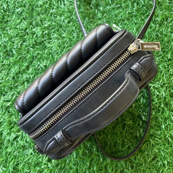 Michael Kors Small Rose Top Handle Leather Satchel - Picture 4 of 16